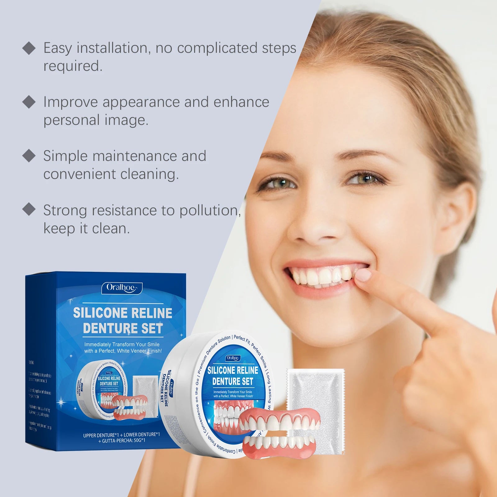 Snap-On Cosmetic Veneers